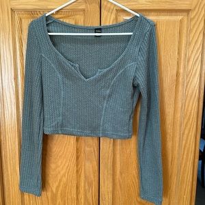 Long Sleeved Crop Top